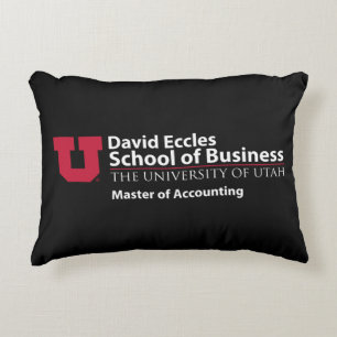 David Eccles - Master of Accounting Accent Pillow