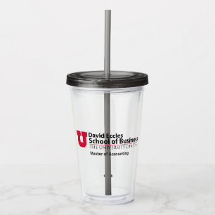 David Eccles - Master of Accounting Acrylic Tumbler