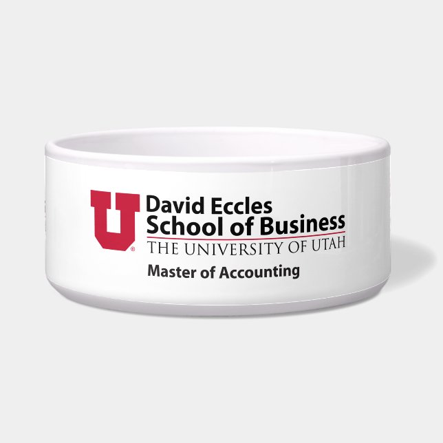 David Eccles - Master of Accounting Bowl (Front)