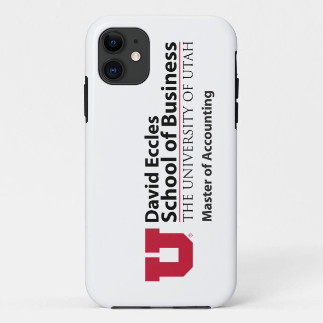 David Eccles - Master of Accounting Case-Mate iPhone Case (Back)