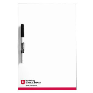 David Eccles - Master of Accounting Dry Erase Board