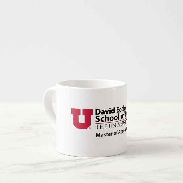 David Eccles - Master of Accounting Espresso Cup (Front Left)