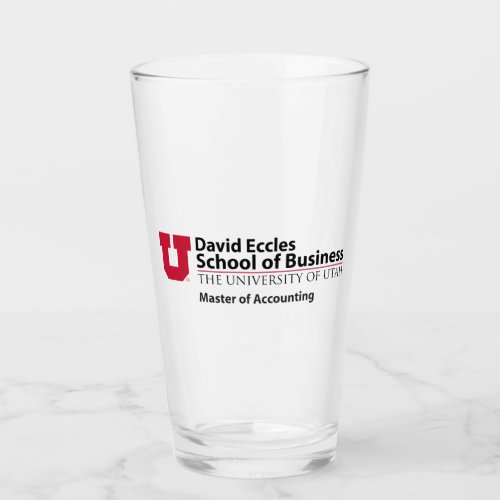 David Eccles _ Master of Accounting Glass