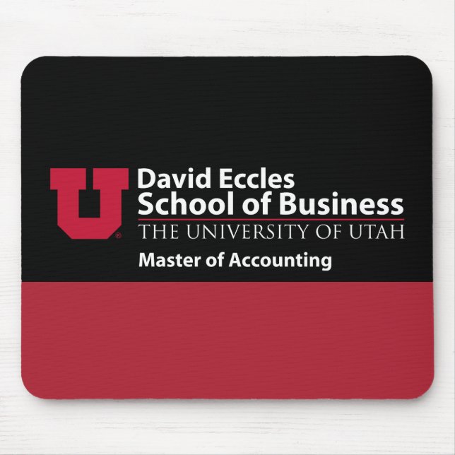 David Eccles - Master of Accounting Mouse Pad (Front)