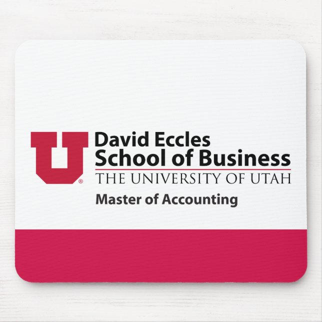 David Eccles - Master of Accounting Mouse Pad (Front)