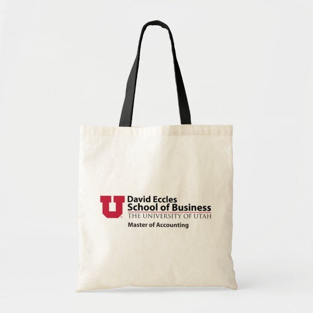 David Eccles - Master of Accounting Tote Bag (Front)