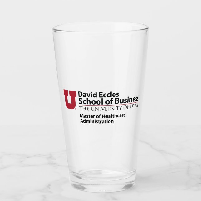 David Eccles - Master of Healthcare Administration Glass (Front)