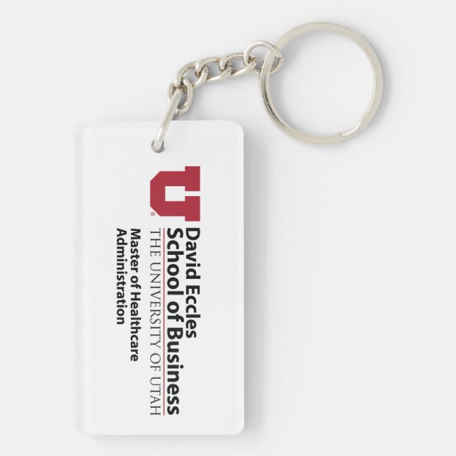 David Eccles - Master of Healthcare Administration Keychain (Back)