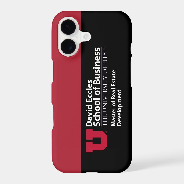 David Eccles - Master of Real Estate Development Iphone Case (Back)