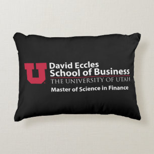 David Eccles - Master of Science in Finance Accent Pillow