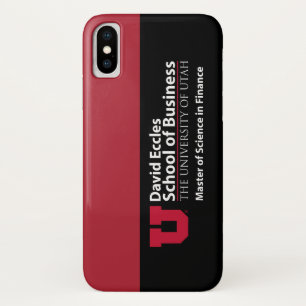 David Eccles - Master of Science in Finance iPhone X Case