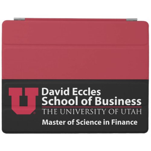David Eccles _ Master of Science in Finance iPad Smart Cover