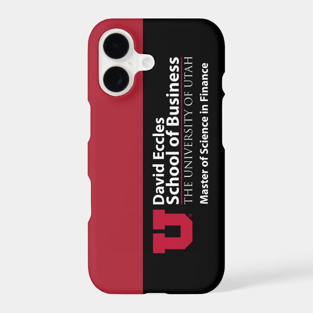 David Eccles - Master of Science in Finance Iphone Case (Back)