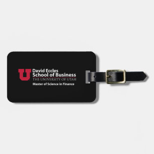 David Eccles - Master of Science in Finance Luggage Tag