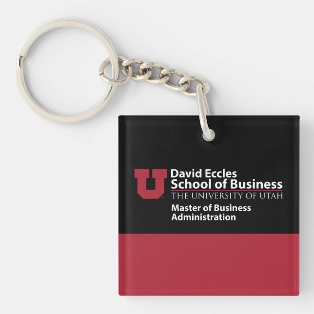 David Eccles - MBA Keychain (Front)