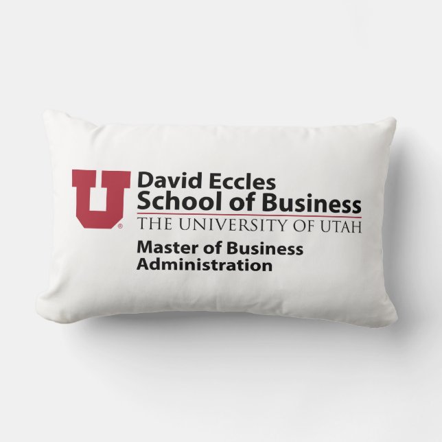 David Eccles - MBA Lumbar Pillow (Front)