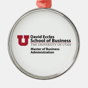 David Eccles - MBA Metal Ornament