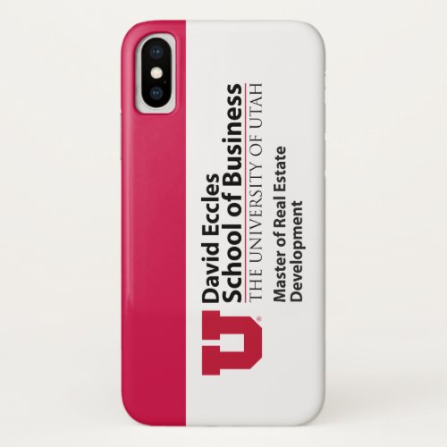 David Eccles _ Real Estate Development iPhone X Case