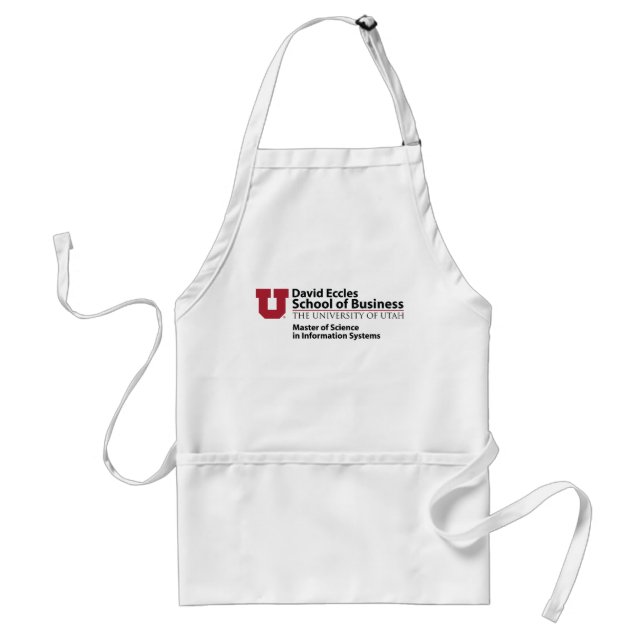 David Eccles School of Business - MSIS Adult Apron (Front)