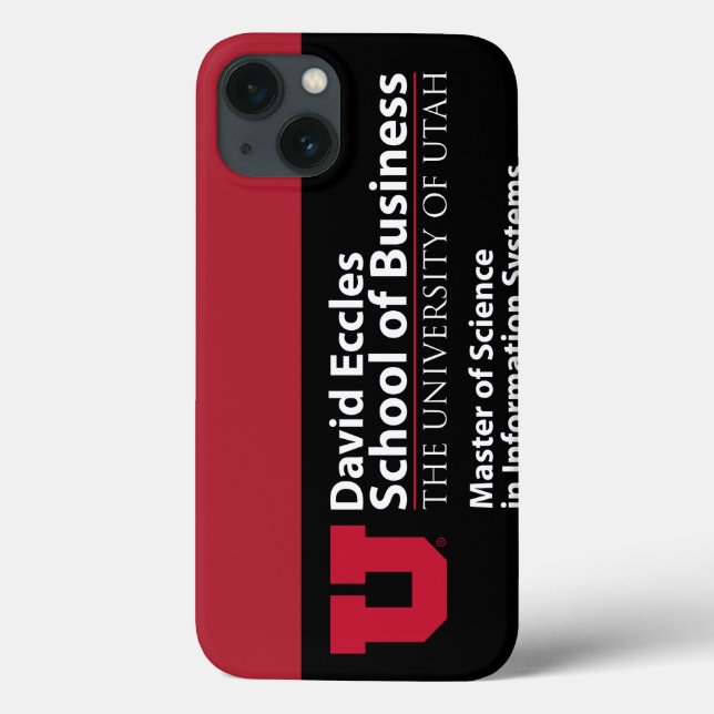David Eccles School of Business - MSIS Case-Mate iPhone Case (Back)