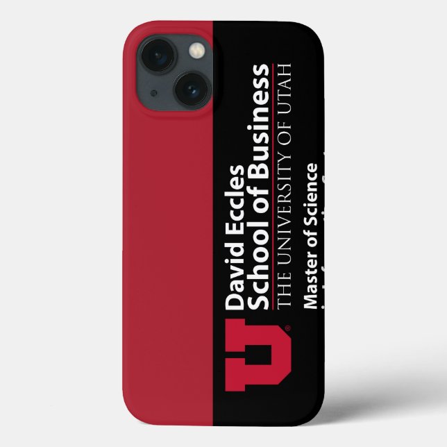 David Eccles School of Business - MSIS Case-Mate iPhone Case (Back)
