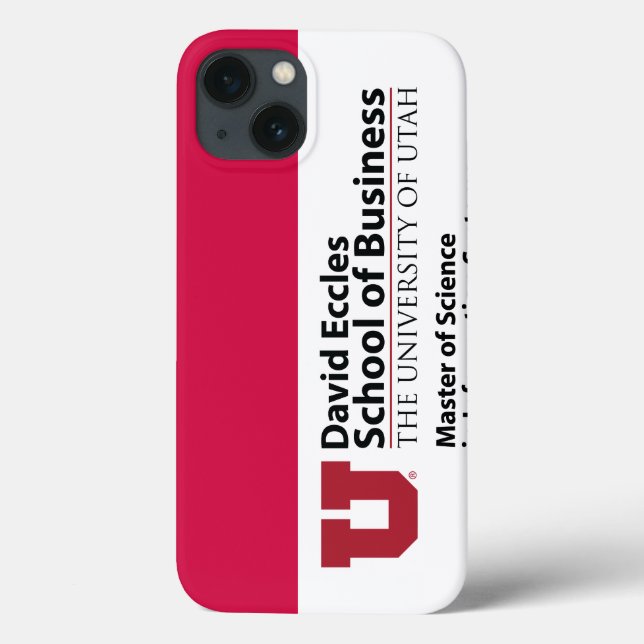 David Eccles School of Business - MSIS Case-Mate iPhone Case (Back)
