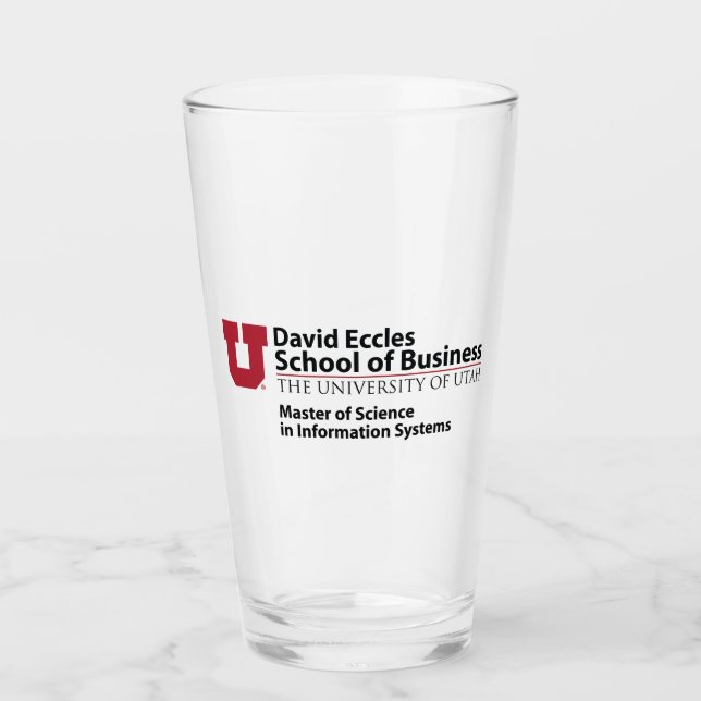 David Eccles School of Business - MSIS Glass (Front)