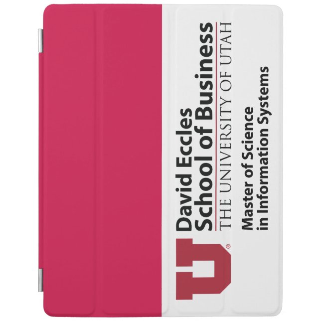David Eccles School of Business - MSIS iPad Smart Cover (Front)