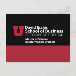 David Eccles School of Business - MSIS Postcard