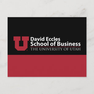 David Eccles School of Business Postcard