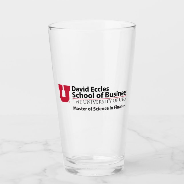David Eccles - Science in Finance Glass (Front)