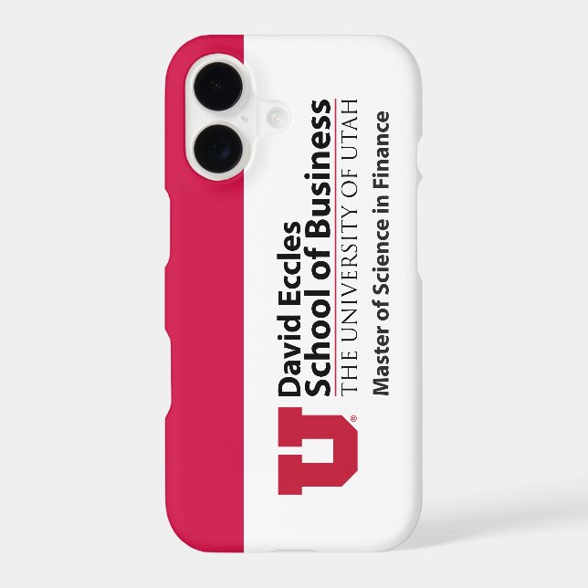 David Eccles - Science in Finance Iphone Case (Back)