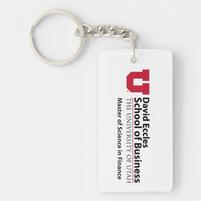 David Eccles - Science in Finance Keychain (Front)