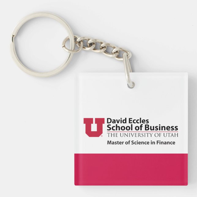 David Eccles - Science in Finance Keychain (Front)