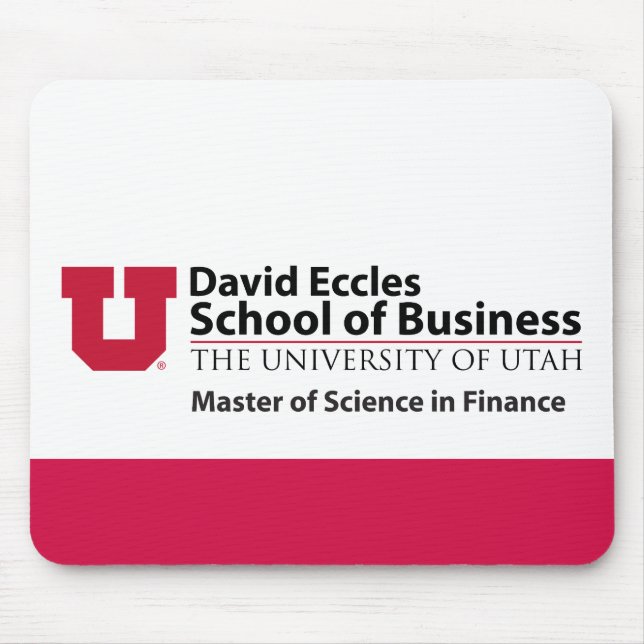 David Eccles - Science in Finance Mouse Pad (Front)