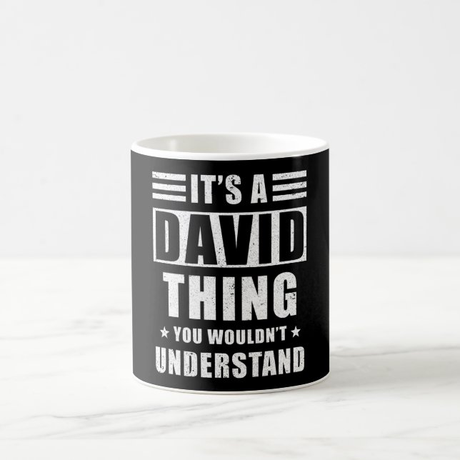 David Gift Coffee Mug (Center)
