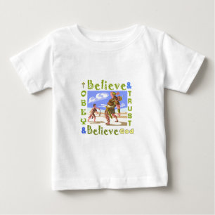 David & Goliath Trust God Logo Baby T-Shirt
