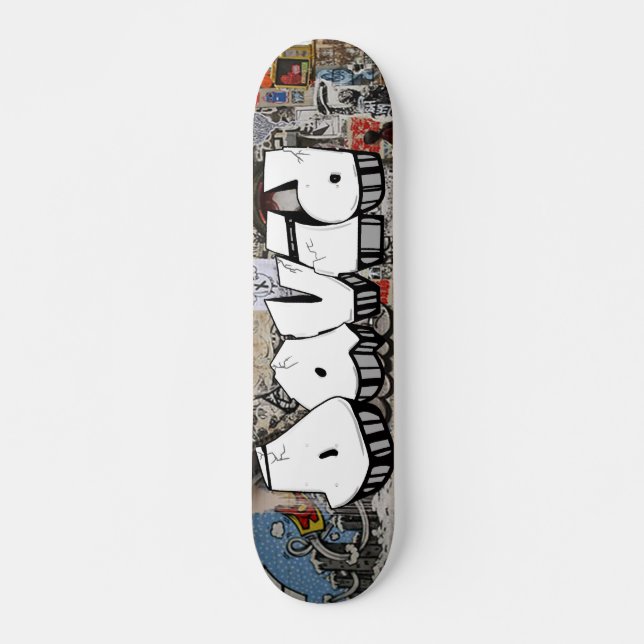 David Graffiti Custom Personalized Skateboard (Front)
