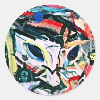 DAVID HINDS II CLASSIC ROUND STICKER
