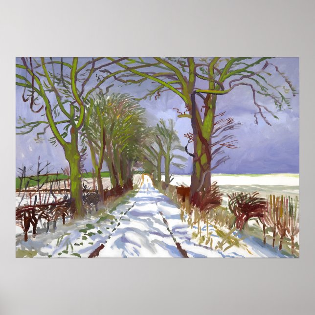 David hockney art style poster (Front)