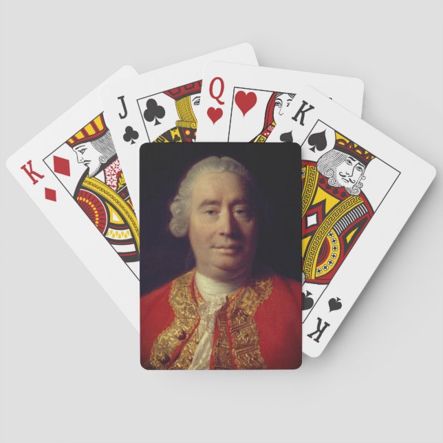 David Hume (1766 Allan Ramsay portrait) Poker Cards (Back)