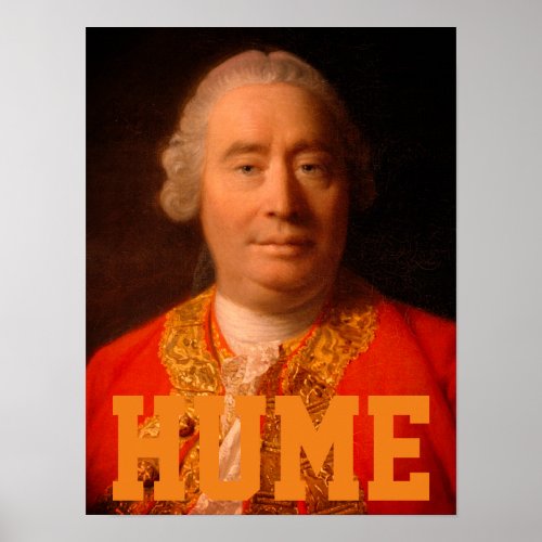 David Hume 1766 Allan Ramsay portrait Poster