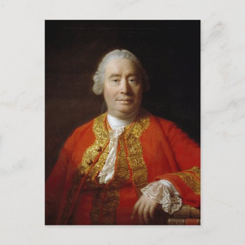 David Hume by Allan Ramsay 1766 Postcard
