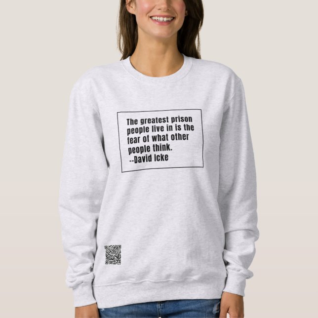 David Icke | The Greatest Prison Sweatshirt (Front)
