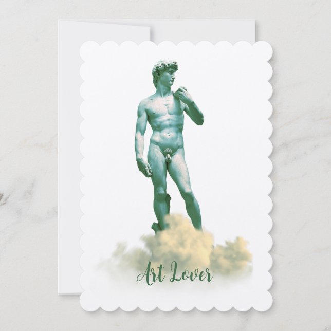 David in the Clouds Invitation (Front)