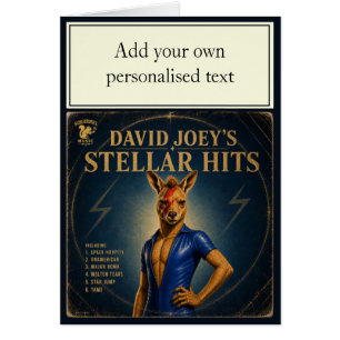 David Joey Album: a Parody Cards