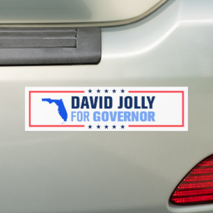 David Jolly for Florida Governor Bumper Sticker