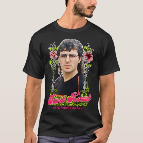 David Koresh Retro Style Design T_Shirt