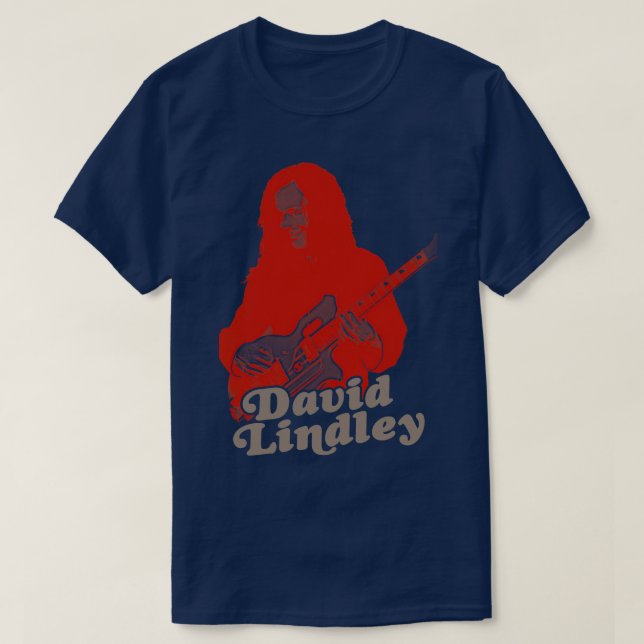 David Lindley Rock Guitarist FanArt T-Shirt (Design Front)