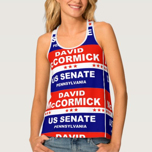David McCormick US Senate Pennsylvania 2022 Tank Top